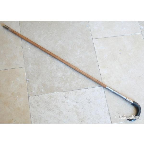 CANNE - RARE Ancienne Canne fusil 9 mm "RAPID DEFENSIF" avec poinon - REF HER25CAN010