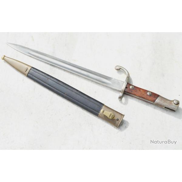 Baonnette BRESIL Modle 1908 pour G98 WEYERSBERG KIRSCHBAUM & Cie SOLINGEN -  REF LIS25BAI001