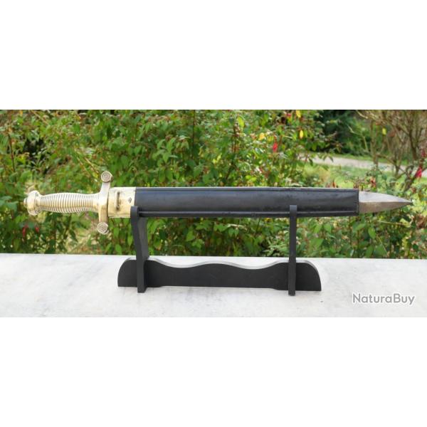 Glaive infanterie modle 1831 Pihet Frres Chtellerault 1833 fourreau sans bouterolle FTN25GLA001
