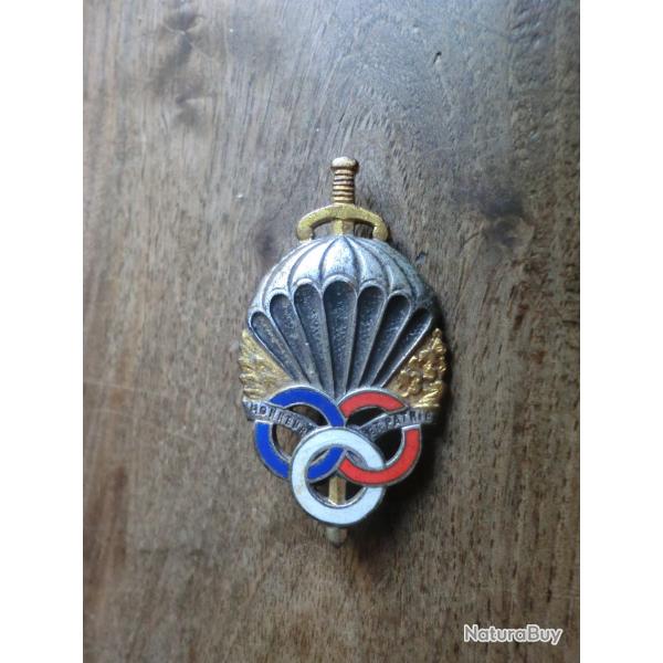 insigne brevet prparation militaire parachutiste  / drago paris