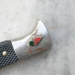 RARE couteau de la Légion Etrangère avec insigne LE Anton Wingen Jr - REF TIN25ETR004