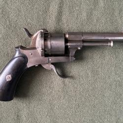 REVOLVER A BROCHE type LEFAUCHEUX cal. 7mm  n04
