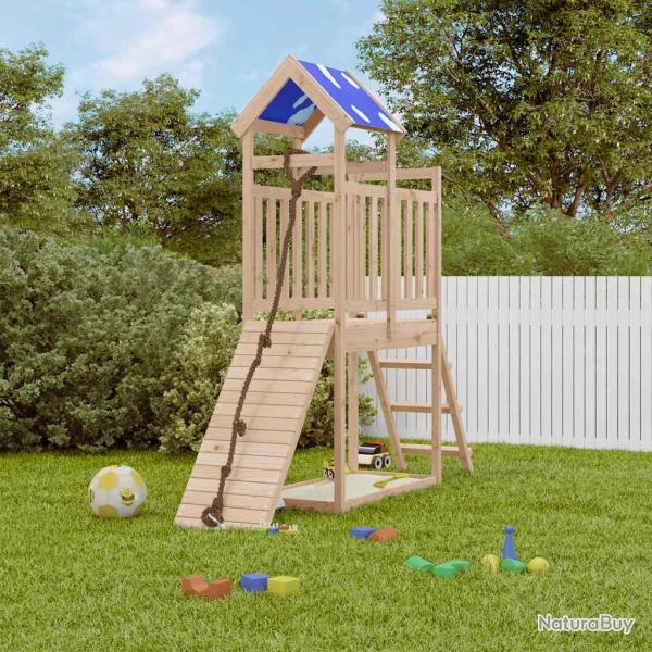 Aire de jeux d'extrieur bois de pin massif alsavelo