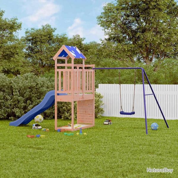 Aire de jeux d'extrieur bois massif de douglas alsavelo