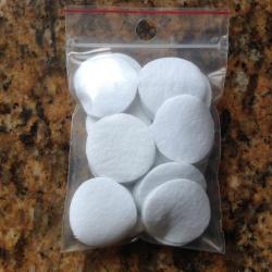 100 calepins diamètre 26mm épaisseur 0,2mm.