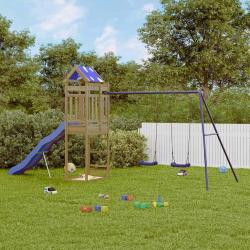 Aire de jeux d'extérieur bois de pin imprégné