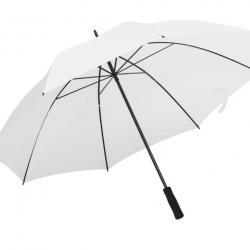 Parapluie golf blanc 130 cm tissu 190T PG résistant à l'eau