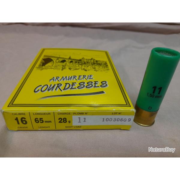 Cartouches 16x65 plomb de 11