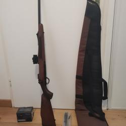 Carabine Bergara B14, 30-06 Spring + point rouge Sig Sauer amovible