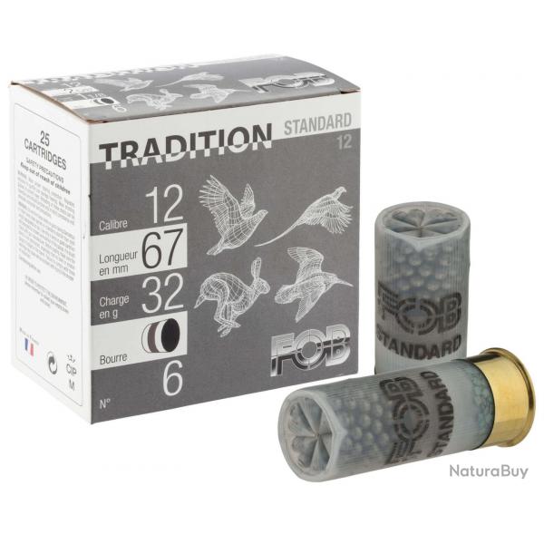 FOB TRADITION STANDARD BOURRE GRASSE - CAL. 12/67 Plomb N7