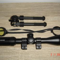 VEND 1 LUNETTE DE TIR HAWKE + 1 BI-PIED