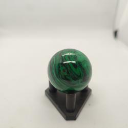 Boule pierre naturelle Malachite  blaser et maral