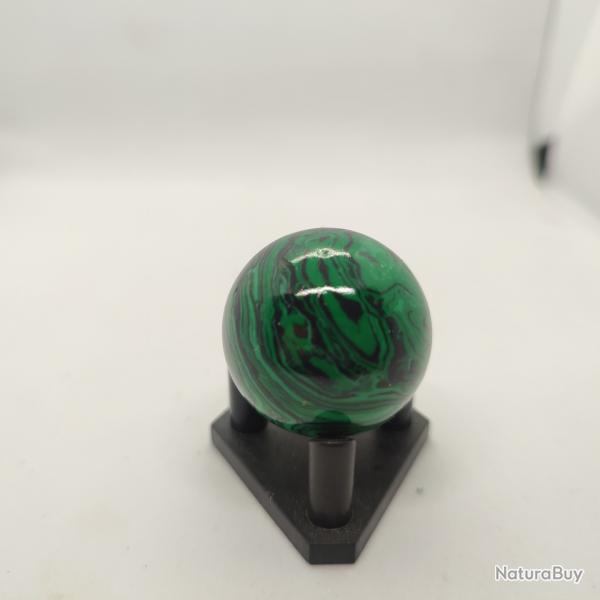 Boule pierre naturelle Malachite  blaser et maral
