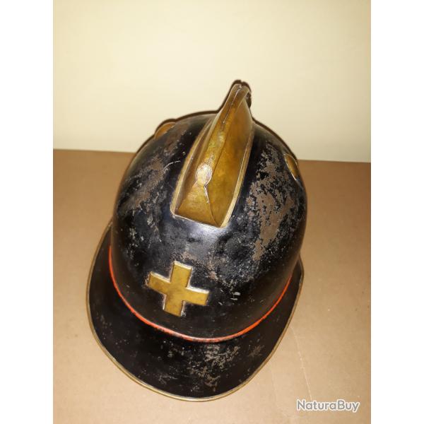 Casque pompier suisse XIXeme collection sapeurs pompiers