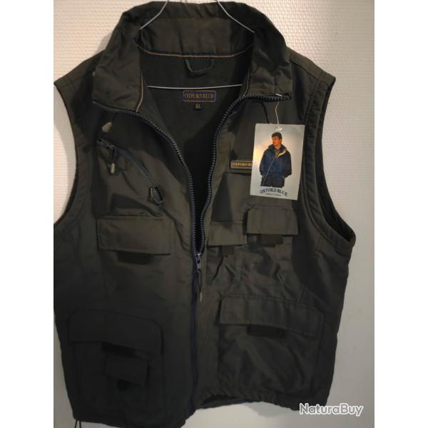 Gilet sans manche chasse - OXFORD BLUE