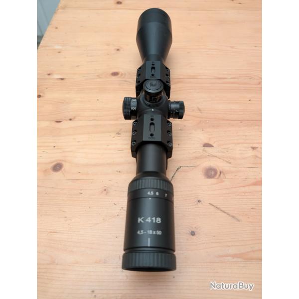 Optique kahles k418 4,5x18x501/8 Moa