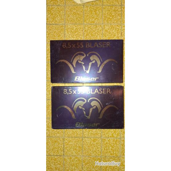 2 boites 8,5x55 Blaser lot 2