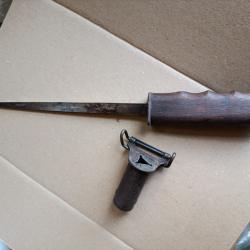 Poignard de tranchées américain incomplet