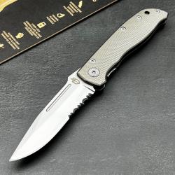 Couteau Gerber Air Ranger Linerlock Lame Acier Inoxydable Dentelée Bead Blast Manche Aluminium