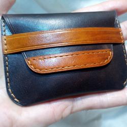 petit porte monnaie en cuir