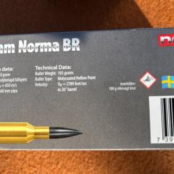 100 cartouches 6 mm NORMA BR