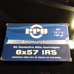 11 Balles Partizan PPU 196 grains 8x57jrs