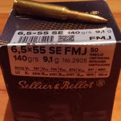 6.5x55 SE 140 gr