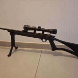 Mossberg 802 Plinkster - .22 LR - synthétique - lunette 4x32 + bipied - canon fileté