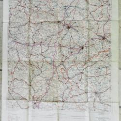 Carte d'État-major anglaise ? Région Leipzig?Plze?