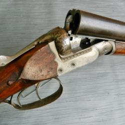 Fusil hammerless calibre 12  superbe état, fabrication G. Quitaud (Saint-Étienne, ~1931)