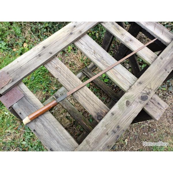 Canne pe sans fourreau