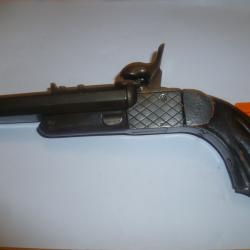 pistolet de vénerie à broches canons juxtaposés