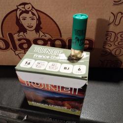 1 boite de 25 cartouches tunet 16/70mm pb 6 en 32g