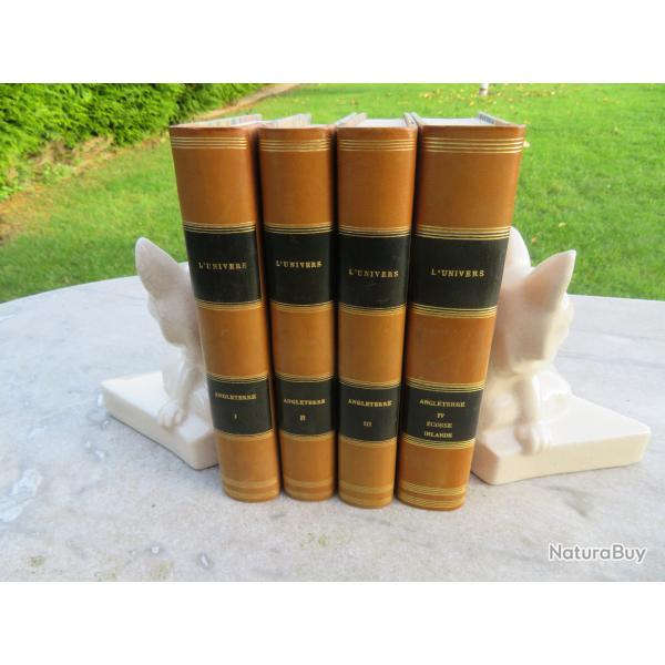 LIVRES ANCIENS - 4 Livres, L'univers"Angleterre, cosse Irlande (Tome 1  4 complet )" FRANCE (XIX)