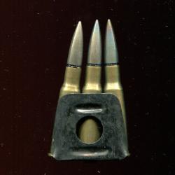 Clip Berthier avec 3 cartouches Lebel d'origines - TRES BON ETAT - Plusieurs disponibles