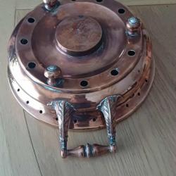 chauffe plat en cuivre
