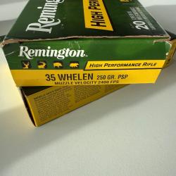 Remington 35 WHELEN - 38 cartouches neuves