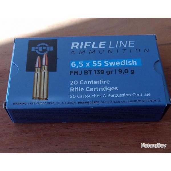 6.5x55 SE  139 gr PPU