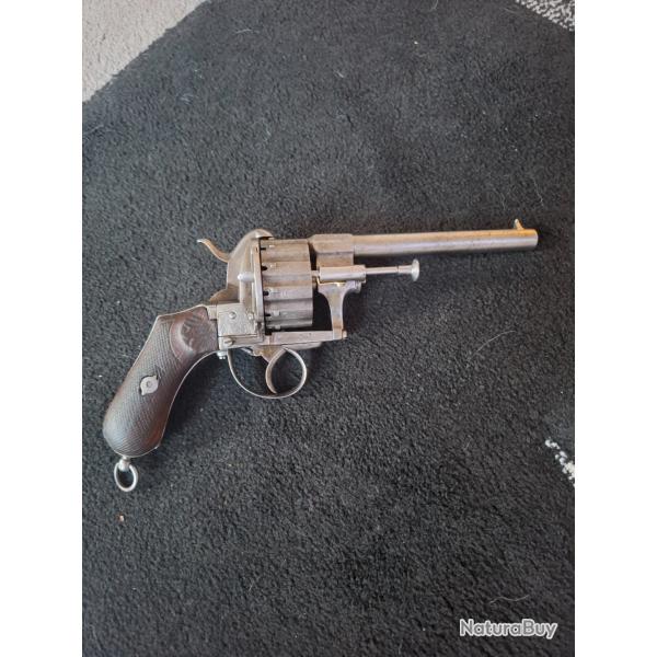 Lefaucheux 1870 12coup rare avec gravure