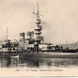 CPA - Marine de Guerre - " Le Valmy " Garde-C&ocirc;tes Cuirasse N&deg;4192