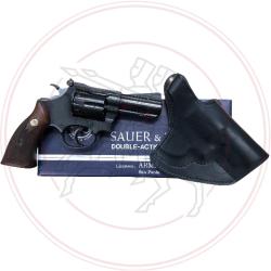 BF25 ! Revolver SAUER & SOHN - Mod. SERVICE SPECIAL - Cal. 38 special - Canon 3" + HOLSTER CUIR