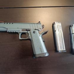 Vente occasion TISAS 2011 Night Staker double stack  9*19mm optique ready et canon fileté