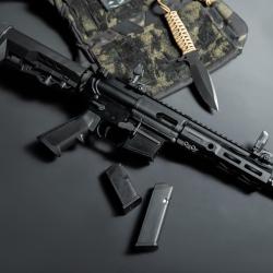 BLACK FRIDAY SABER GEARS - SG9 - Canon 8" - Calibre 9x19 + HOLSUN ARO + POIGNEE