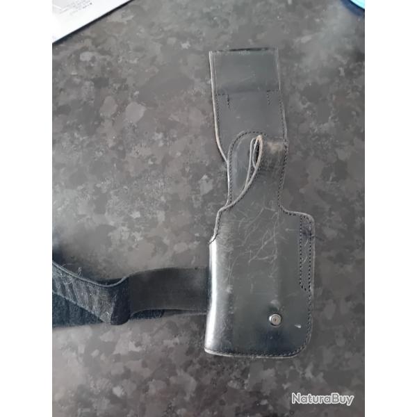 ENCHERE HOLSTER EN CUIR GLOCK POUR ARME DE POINGS