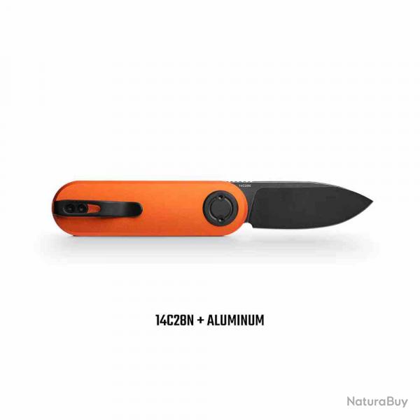 Couteau Vosteed Corgi V Lame Acier 14C28N Manche Alu (Orange) Vanchor Lock IKBS VOSA3705