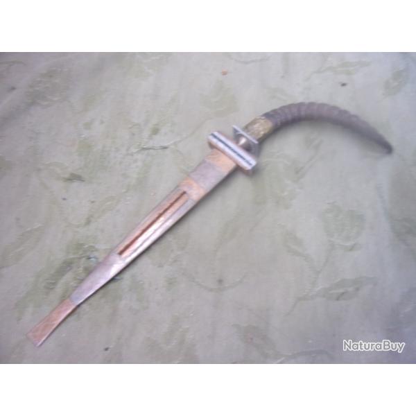 couteau corne de gazelle Afrique