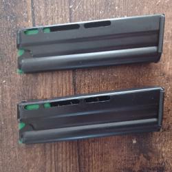 Deux chargeurs 10 coups Cal.22lr Rossi 8122 et CITADEL TRAKR - Neufs