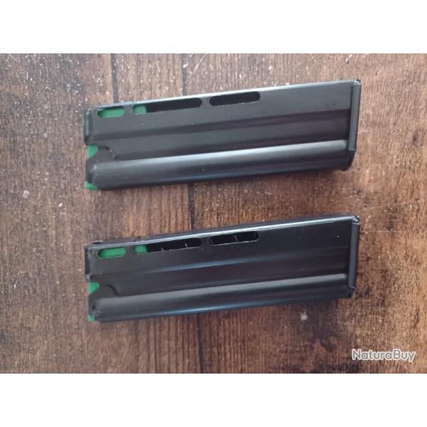 Deux chargeurs 10 coups Cal.22lr Rossi 8122 et CITADEL TRAKR - Neufs