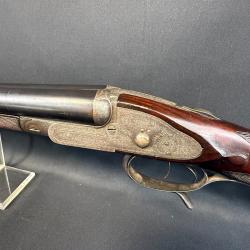 MAGNIFIQUE FUSIL JUXTAPOSÉ E. PATON & SON CAL. 16/65