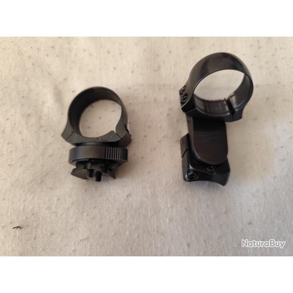 Lunette Hawke 1x6-24 frontier dot, avec montage pivotant HMS